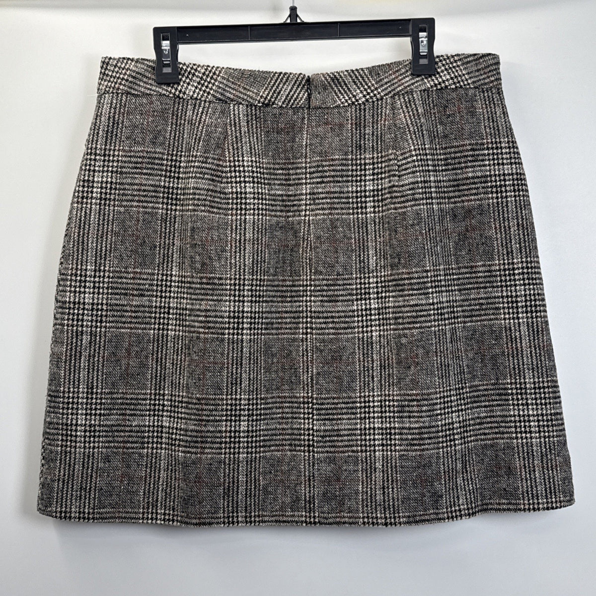 Bagatelle Collection Plaid Mini Skirt L Dark Academia Preppy Tweed Old Money