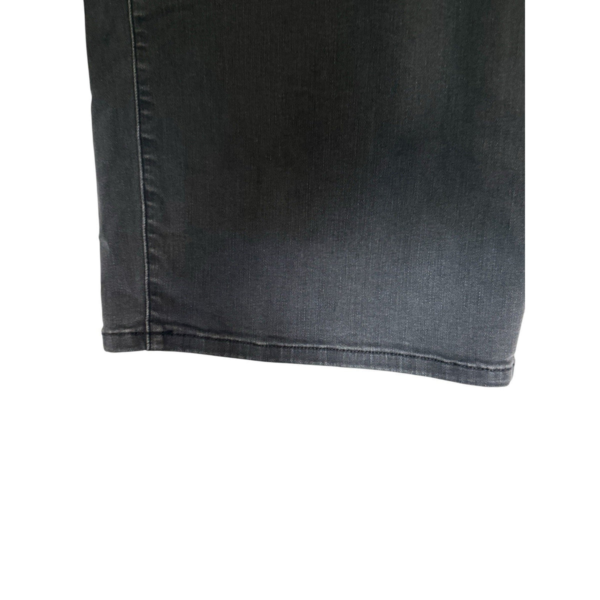 Lane Bryant Signature Fit Mid-Rise Charcoal Wash Straight Stretch Jeans
