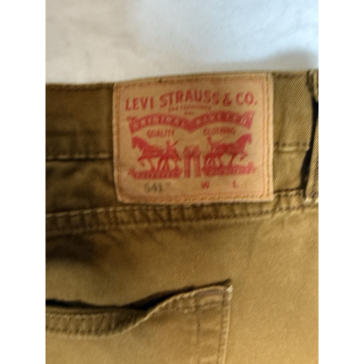 Levi’s 541 Athletic Taper Jeans Men’s 50x30 Brown Stretch Cotton Casual
