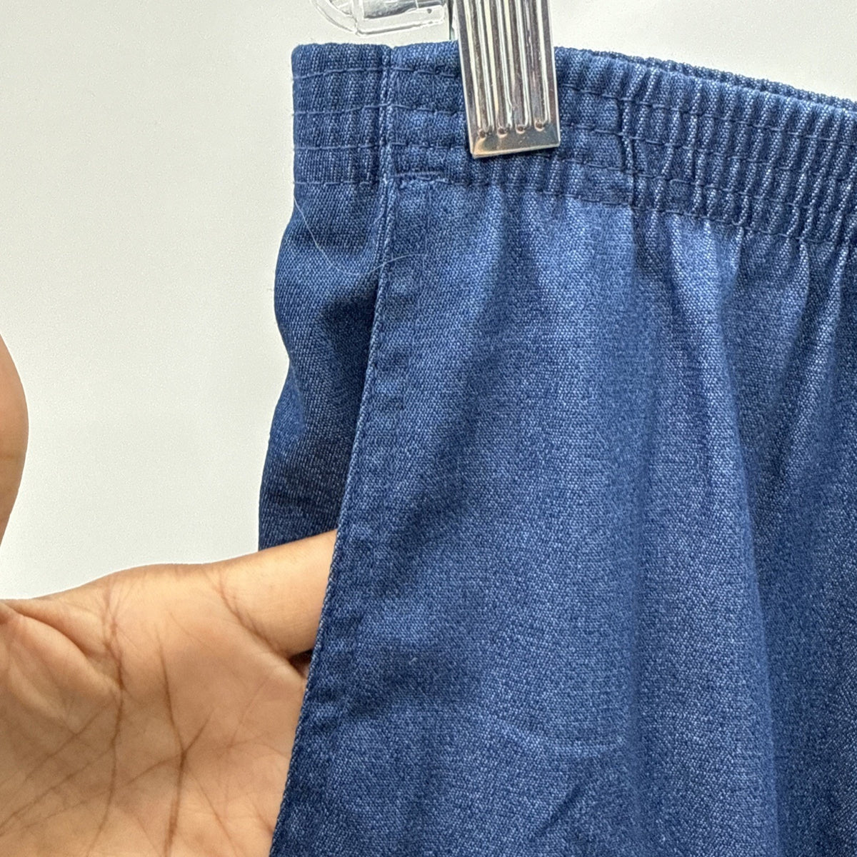 Alfred Dunner Women's Blue Classic Pull-On Straight Jeans Pants Plus Size-22W