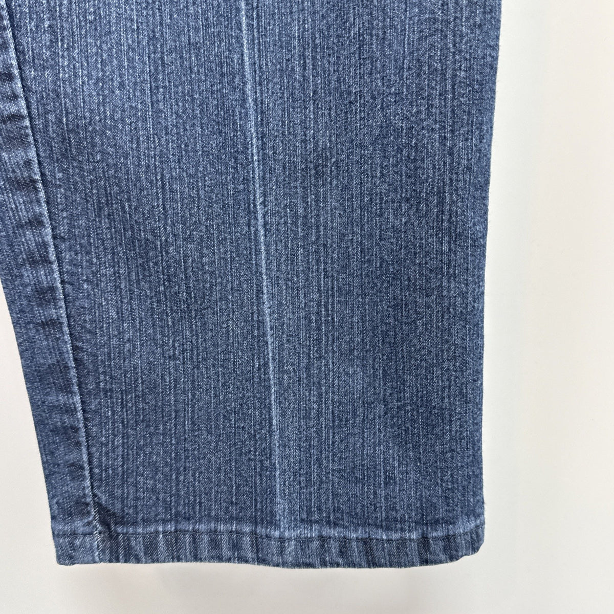 Chic Jeans Women’s Sz 18W Petite Elastic Waist Pull On Straight Leg Denim Pocket