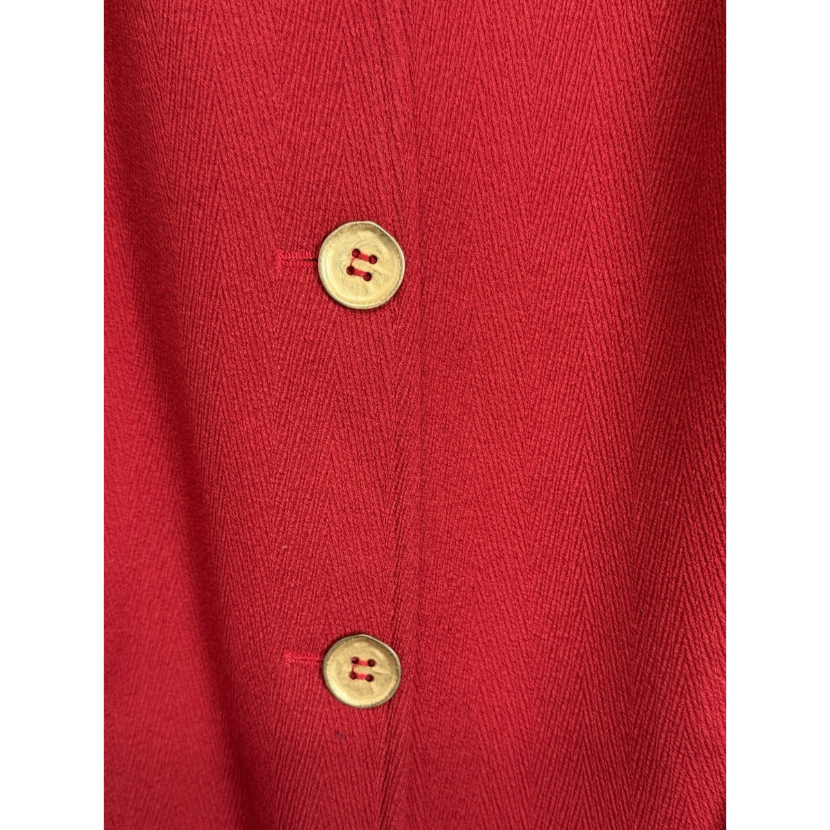 Mary Kay by Twinhill Red Blazer Jacket Women’s Size 1XW Gold Button Zip Pockets