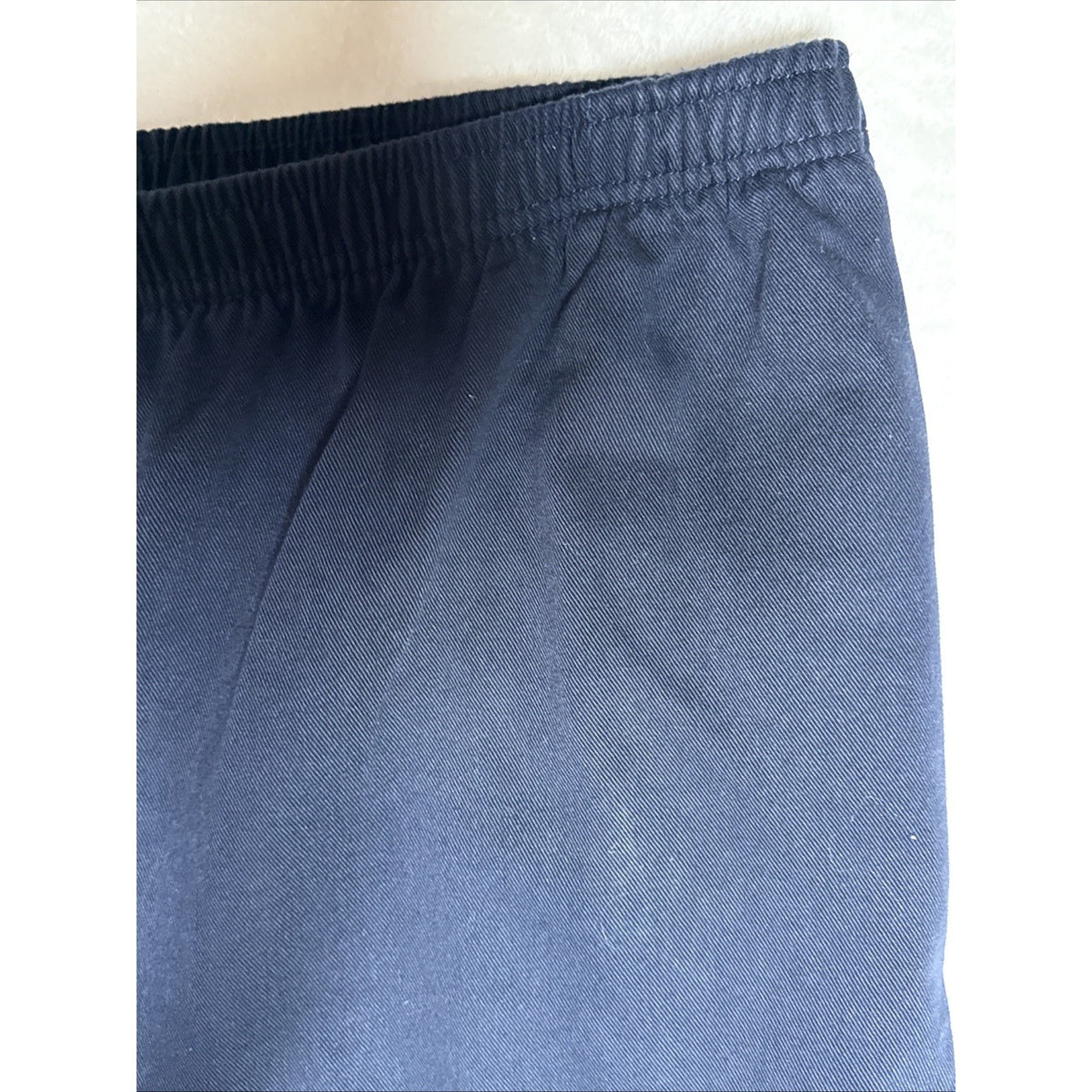 Woman Within Blue Elastic Waist Pullon Pocket Pants Plus Size 28WP Casual