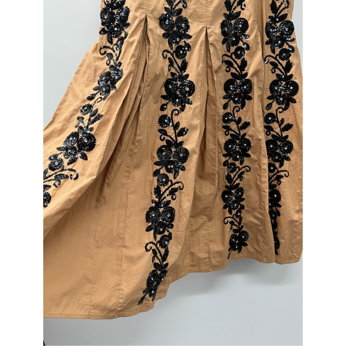J.Crew Collection Spring 2025 Embellished Cotton Midi Skirt – Size 12
