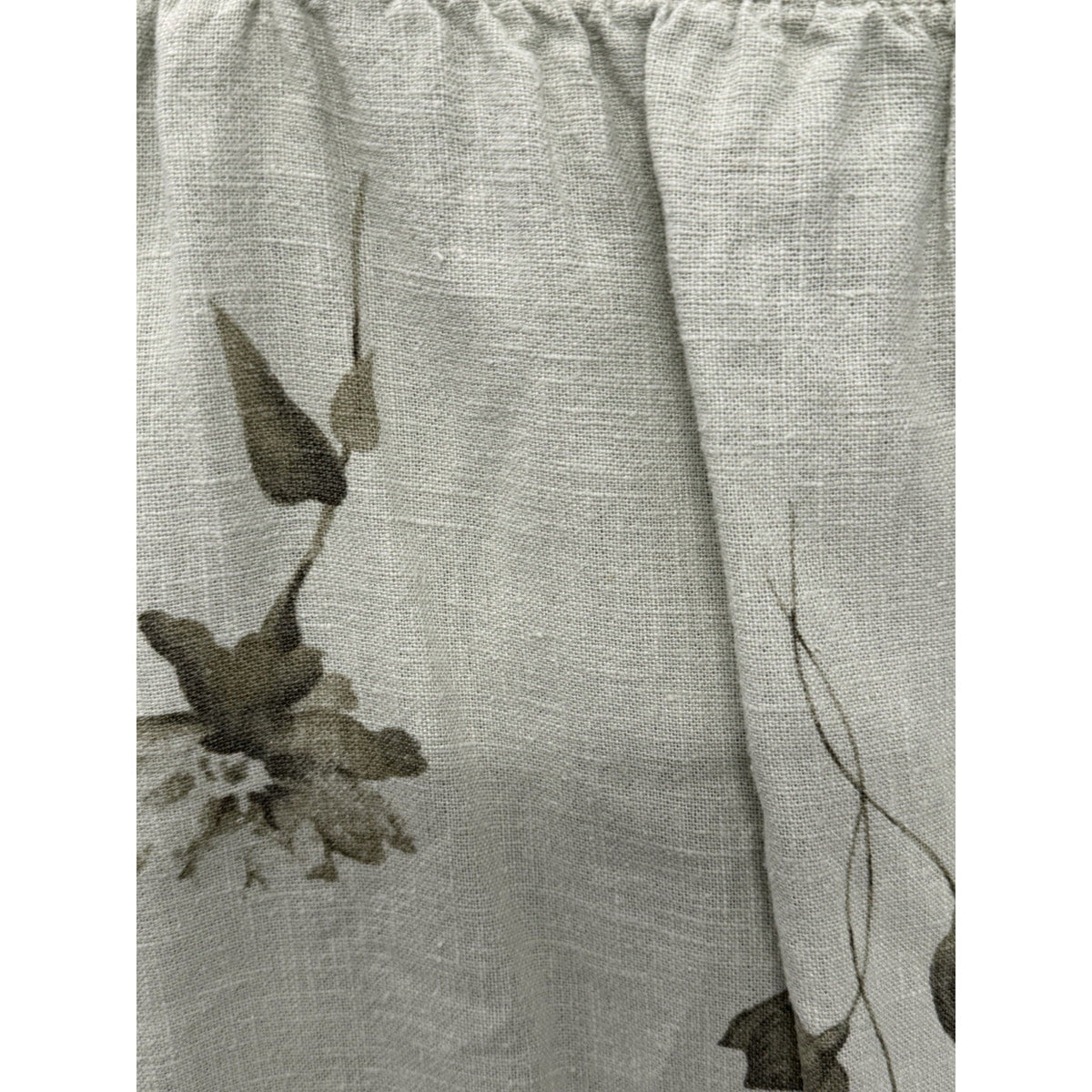 Sweet Jessie 100% Linen 2 Piece Set L Floral Skirt Jacket Boho lagenlook