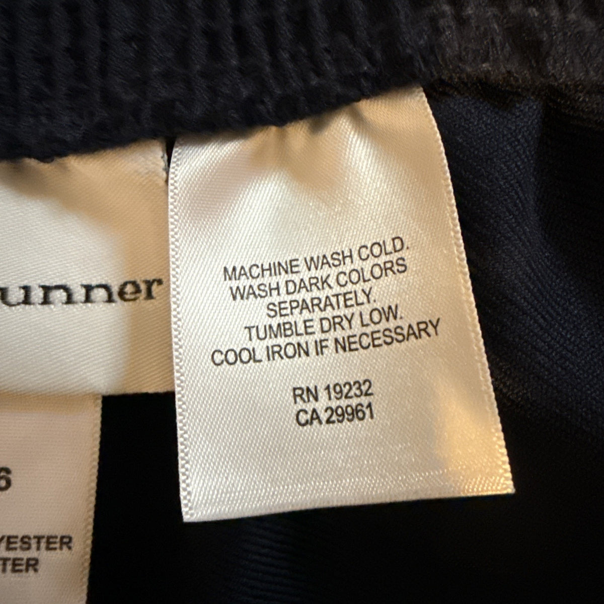ALFRED DUNNER Navy Pants Stretch Women's Size 16 Blue Dress Pants Elastic Waist