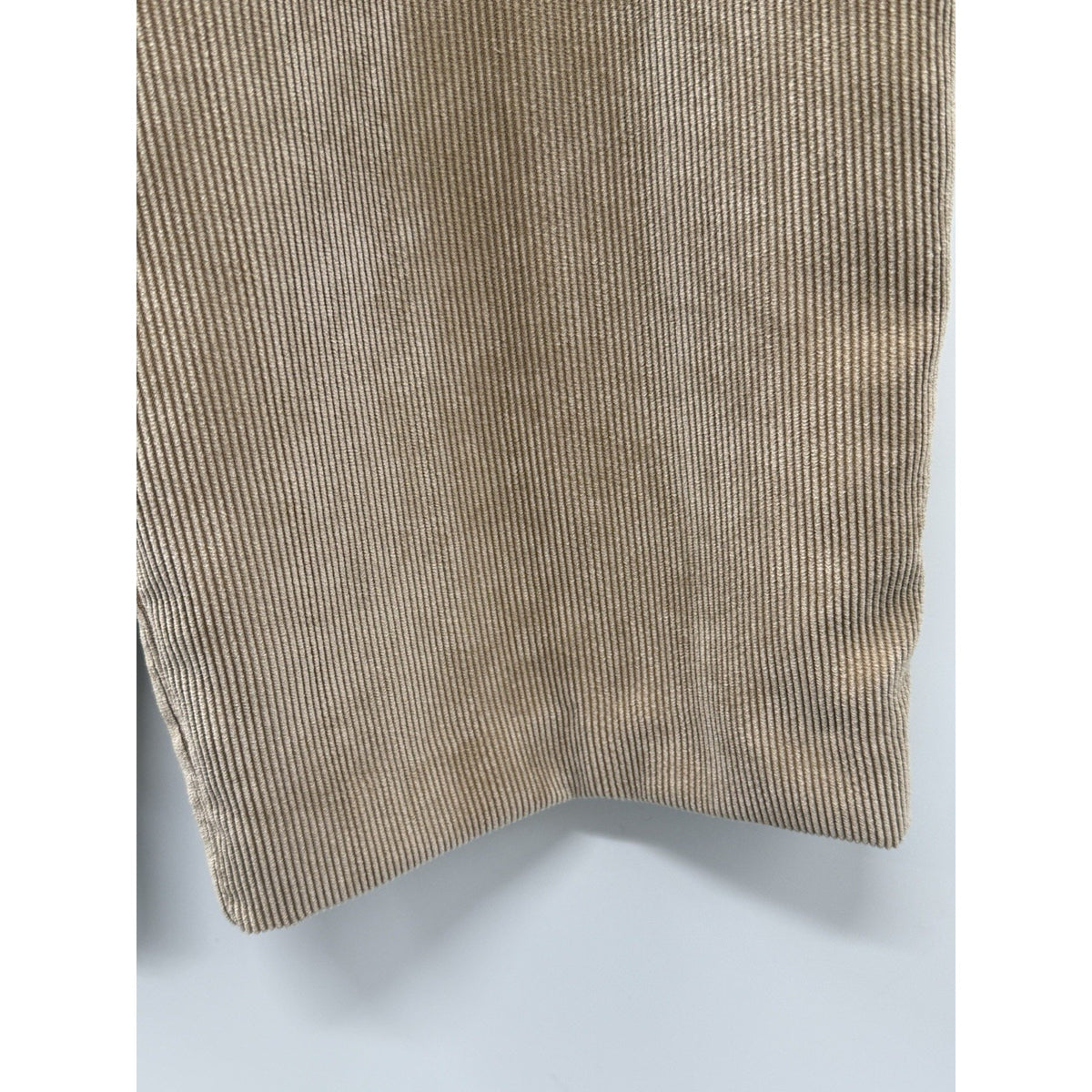 Alfred Dunner Corduroy Pull On Pants Womens 20 Beige Elastic Waist Wide Leg