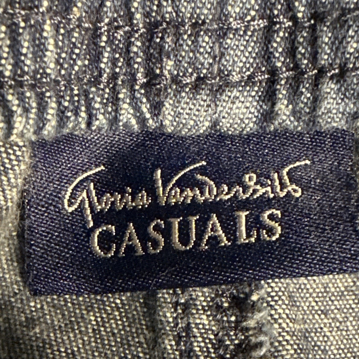 Gloria Vanderbilt Casuals Women’s Blue Denim Pull On Capri Pants M Pockets