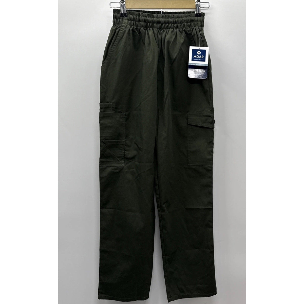 Adar Women’s Extra Small Green Medical Scrub Pants Comfort Stretch Wear