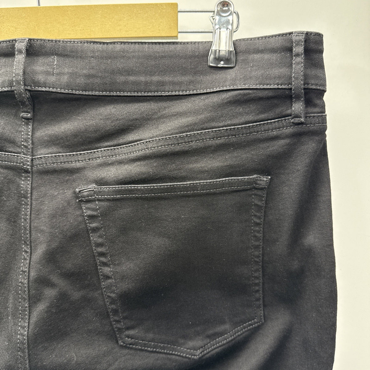 LOFT Plus High Waist SkinnyJeans Women's Size 18 Black Stretch Casual Pockets