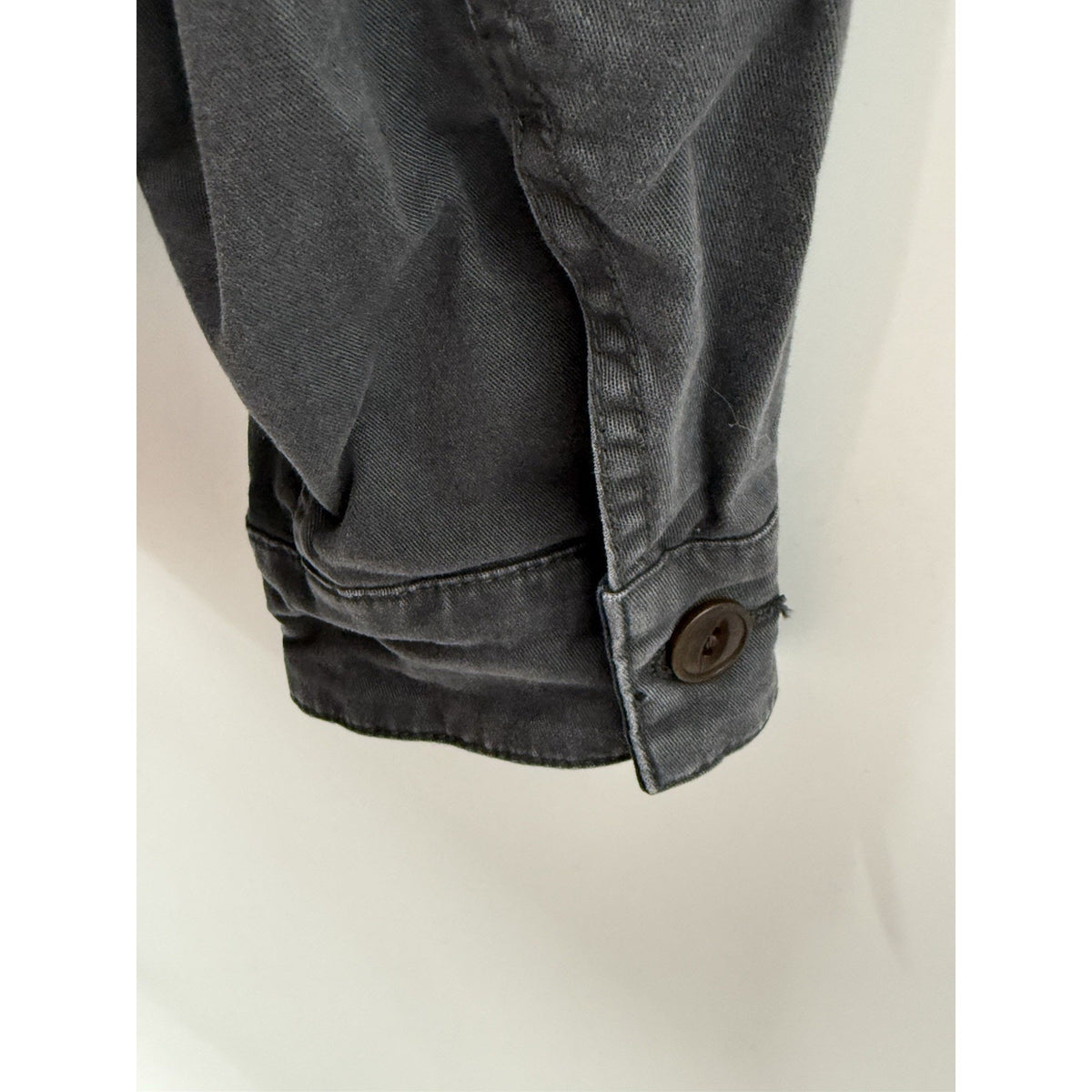Old Navy Utility Jacket Womens XL Gray Cotton Chore Workwear Shacket 4 Pocket
