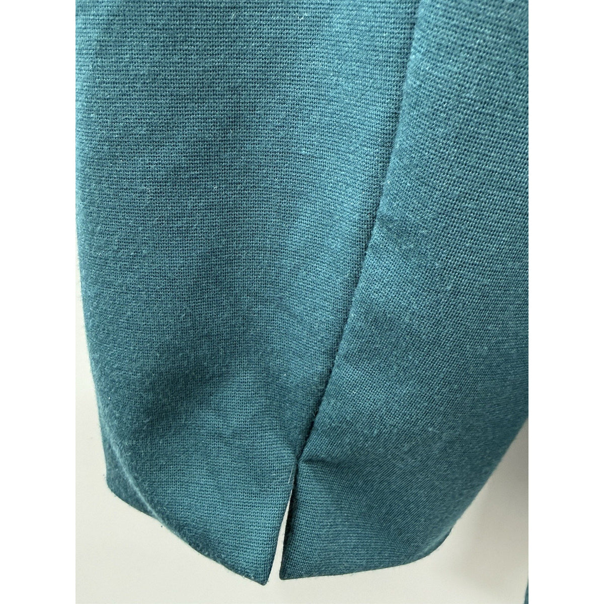 Mossimo XXL Teal Knit Blazer Jacket Womens Plus Shawl Collar Stretch Career