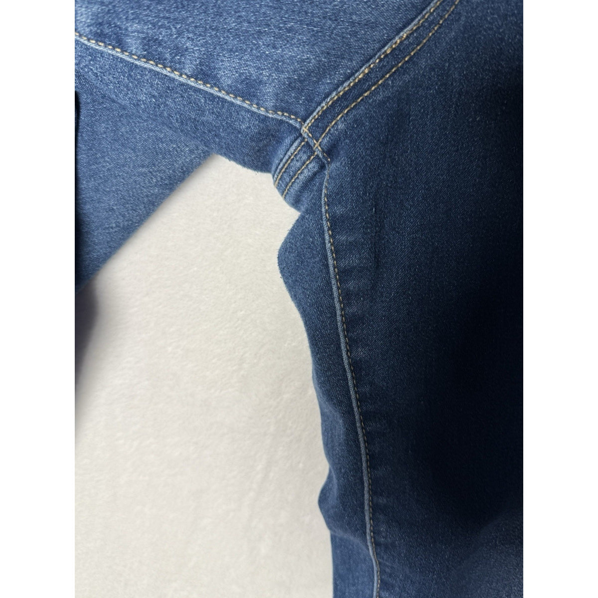 New Directions Curvy Women Plus Size Pull On Skinny Stretch Denim Jeans Blue