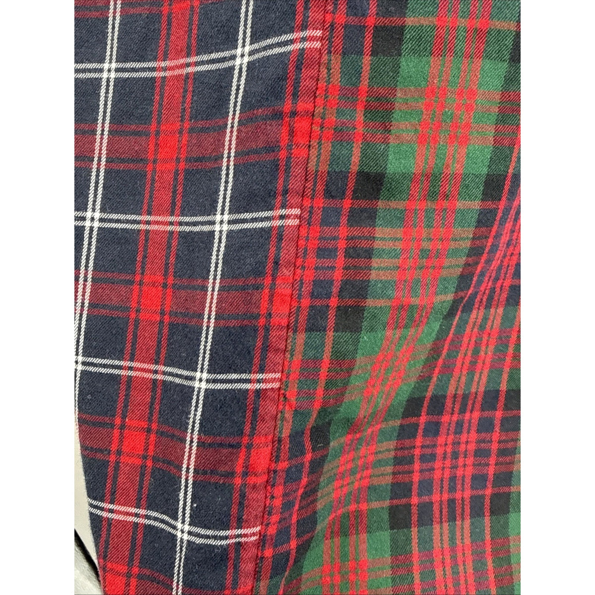 J Jill Button Up Tunic Top Women's XS Red Plaid A-Line Patchwork Pockets Casual