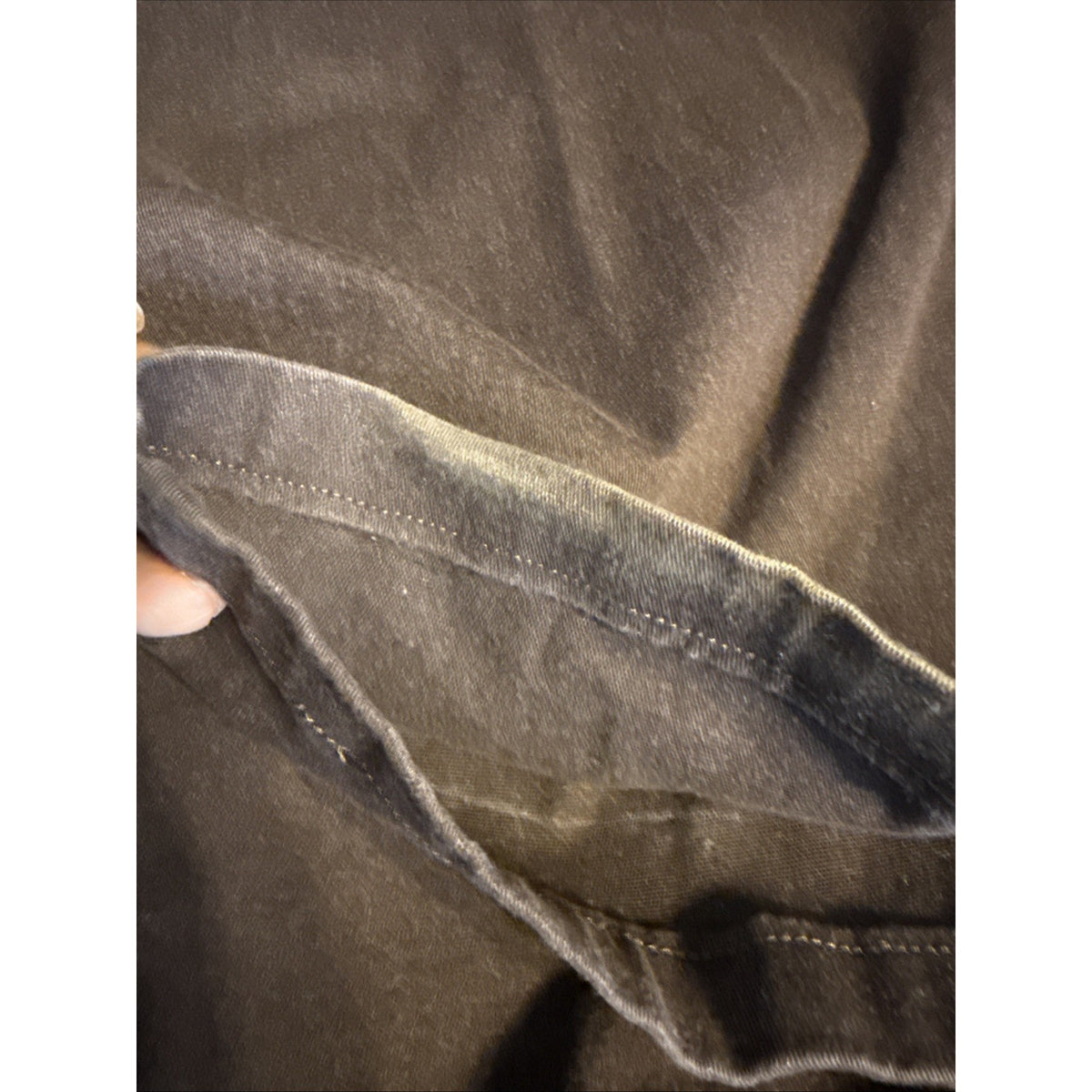 Just My Size Elastic Waist Pull-On Cotton Stretch Pants 2X Brown