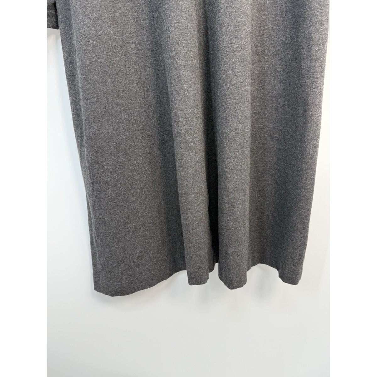 J Jill Stretch Long Sleeve Knit Midi Dress Gray XL Soft Comfortable Rayon Blend