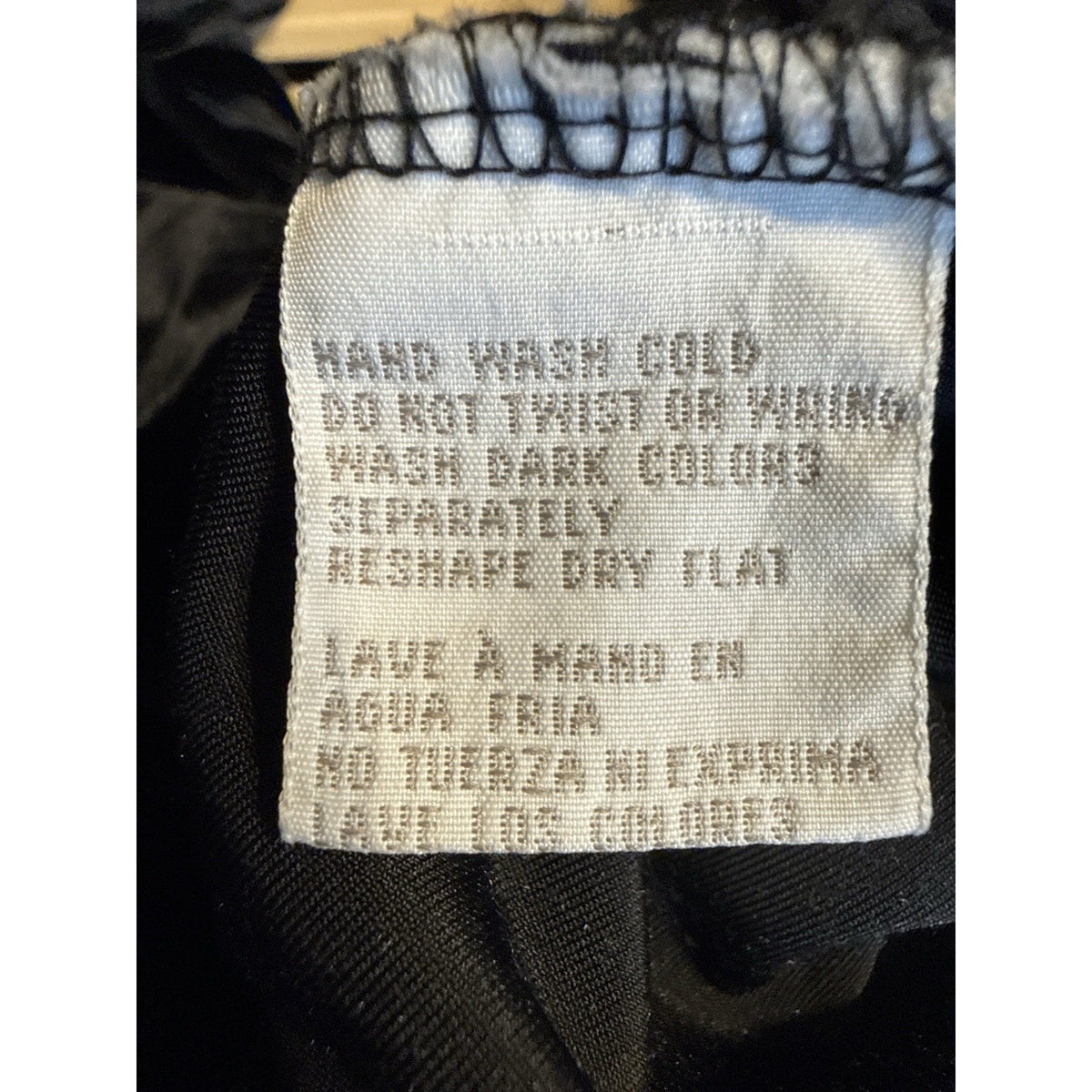 Jones New York Sport Black Velvet Top Women’s M Soft Goth Minimalist Y2K Stretch