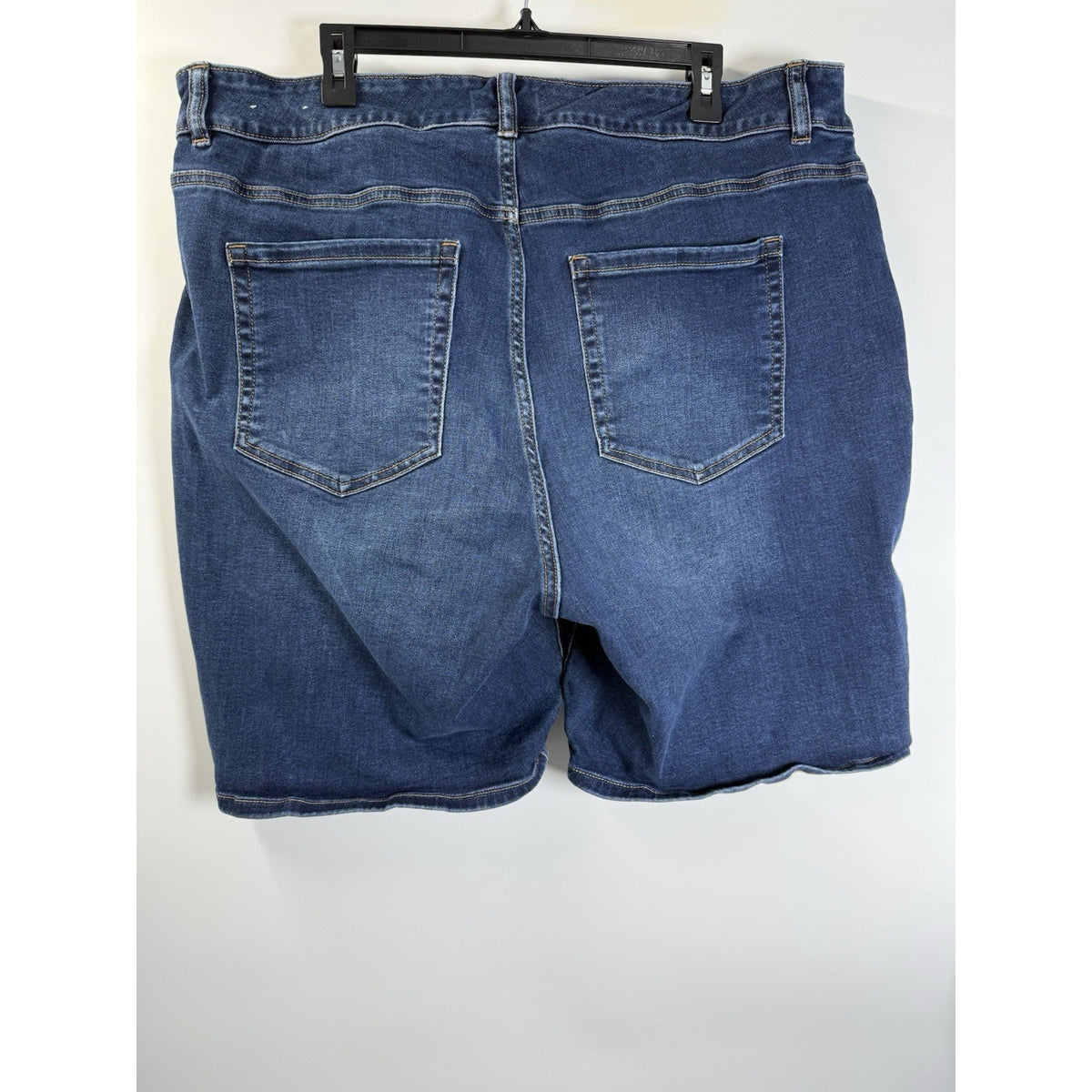 Lane Bryant Bermuda Shorts Sz 24 Curvy High Rise Flex Waist Stretch Denim