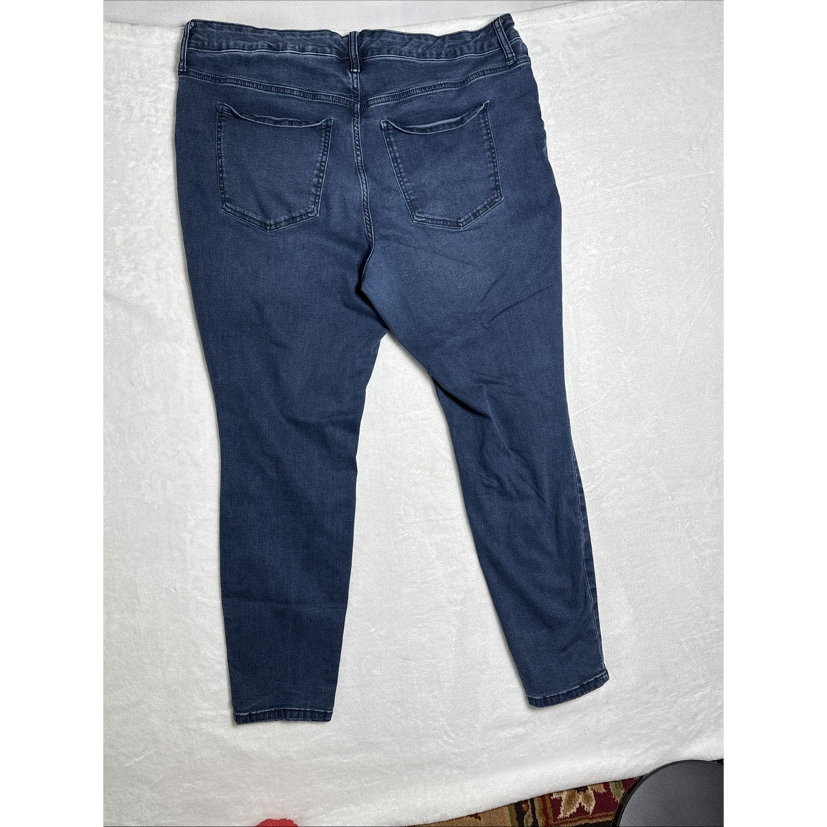Terra & Sky Jeans - Womens Size 18W Skinny Blue - High Rise 5 Pocket Stretch