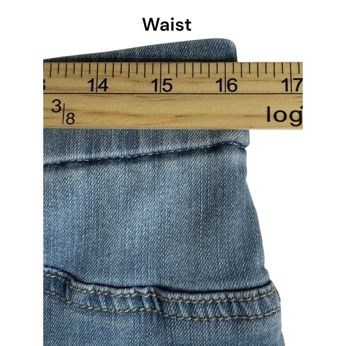 Kim Rogers Women's Size 12 Denim Capri Cropped Jeans Pants Medium Blue Wash
