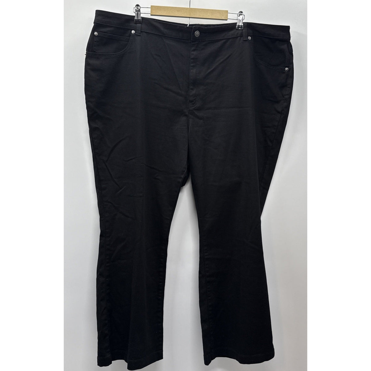 Liz & Me Signature Woman's Black Jeans 26W Red Triangle 8 Average Five Pocket