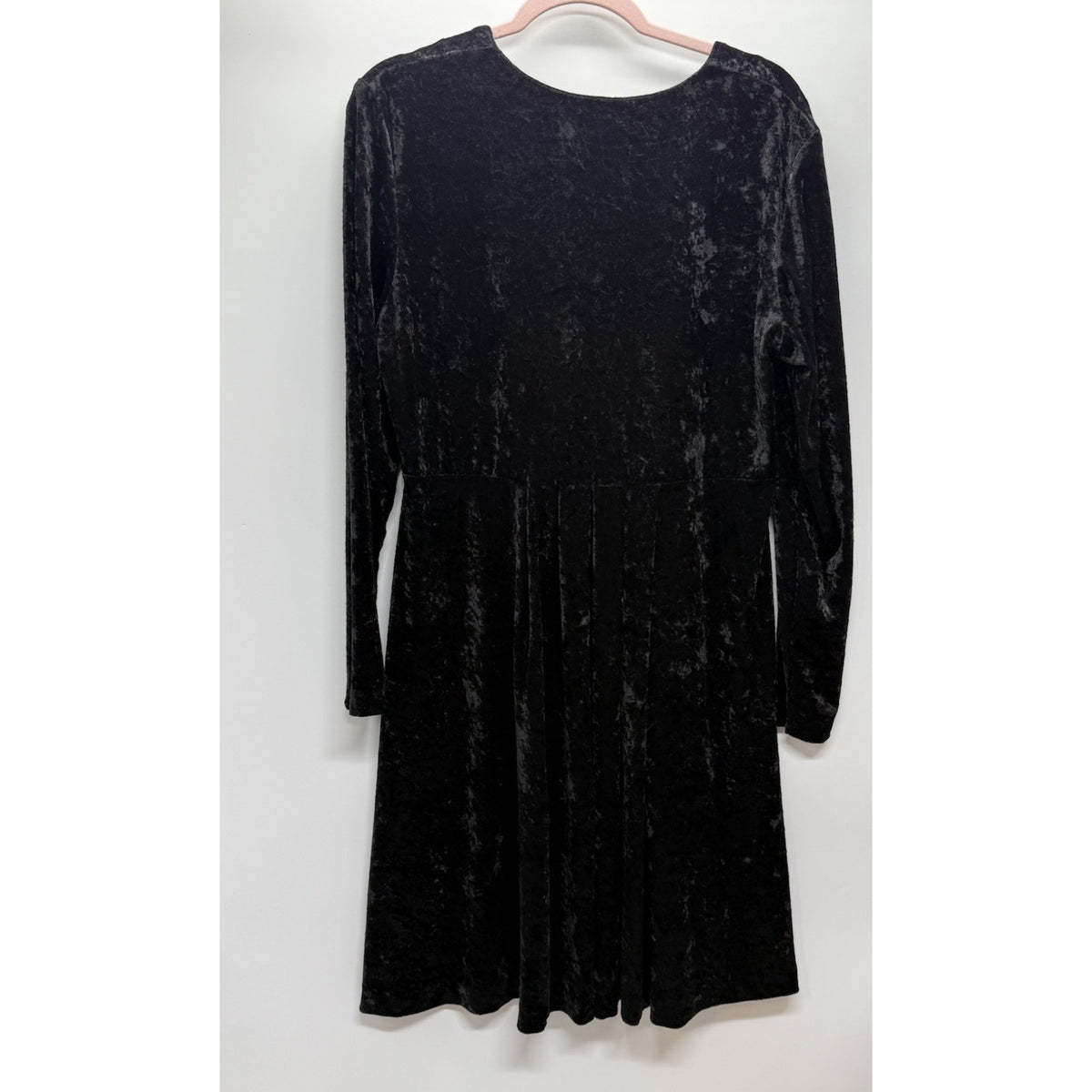 Molly Malloy Black Velvet Dress Beaded Neck Gothic Romantic Whimsigoth 12
