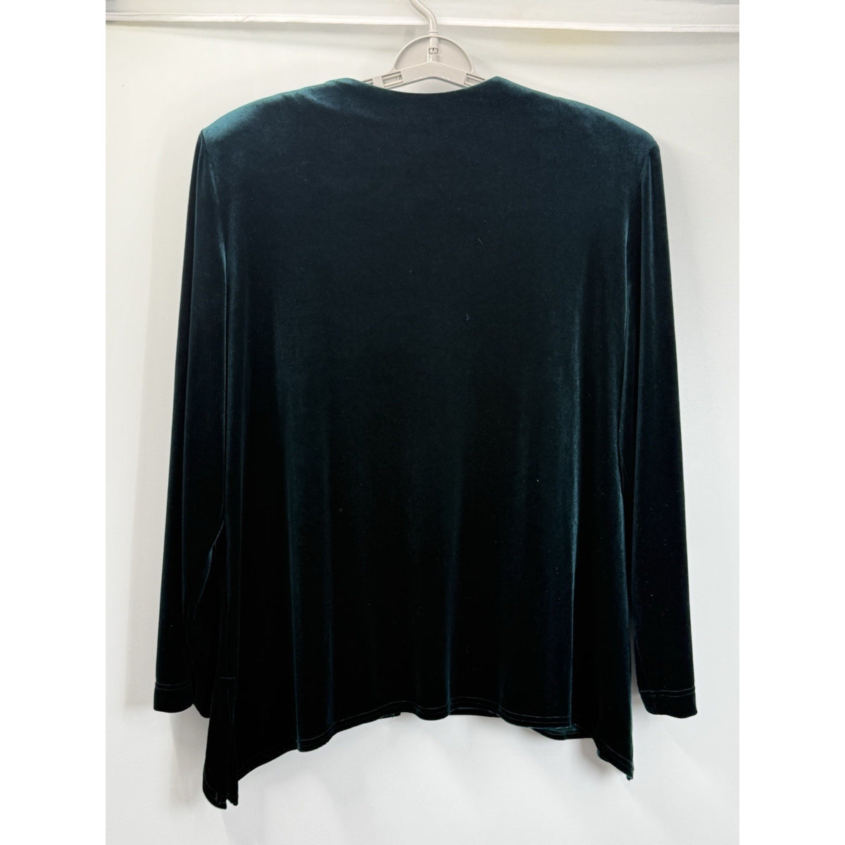 K Studio Blue-Green Velvet Whimsigoth Top Jacket Women Size 18 Gothic Romantic