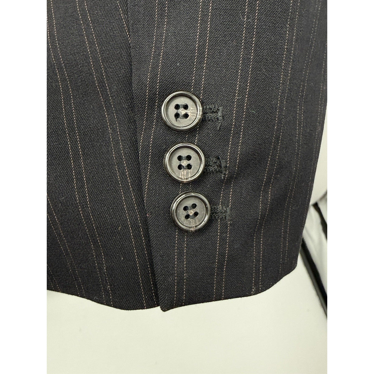 Style & Co Woman 18W NWT Black Pinstripe Stretch Blazer Career Office Jacket