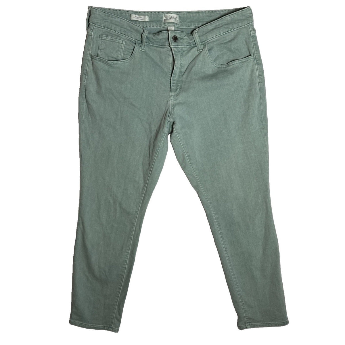 Universal Thread Sage Green Skinny Jeans Women’s 14/32S Mid Rise Stretch