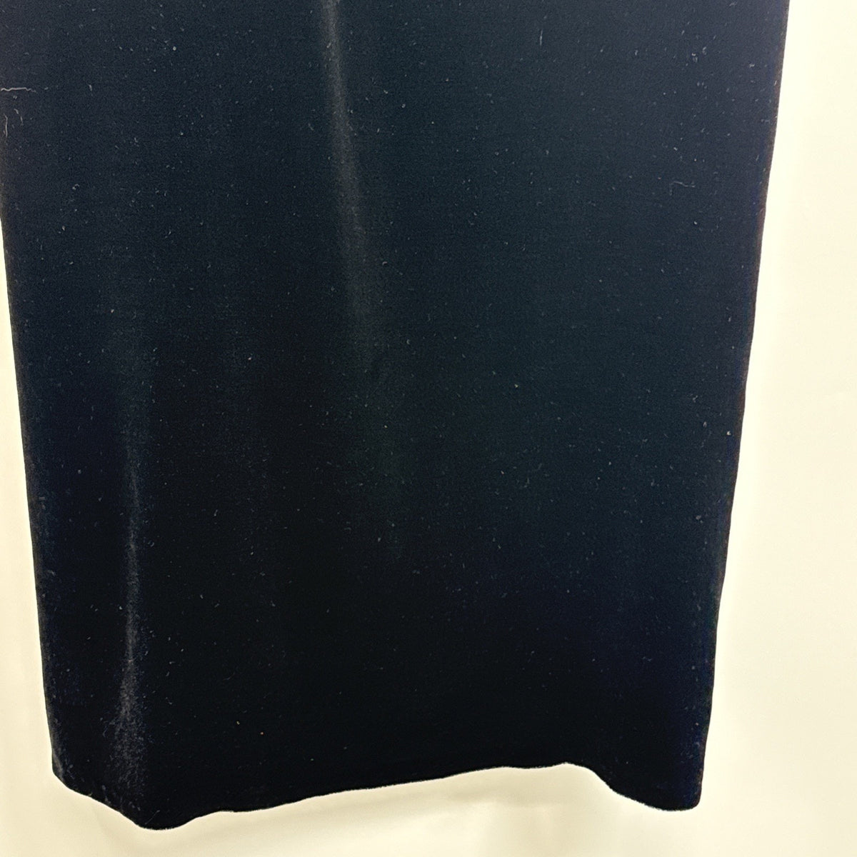 Lerner New York & Co Black Velvet Slip Dress Sz 8 Rayon Silk Side Zip Midi Y2K