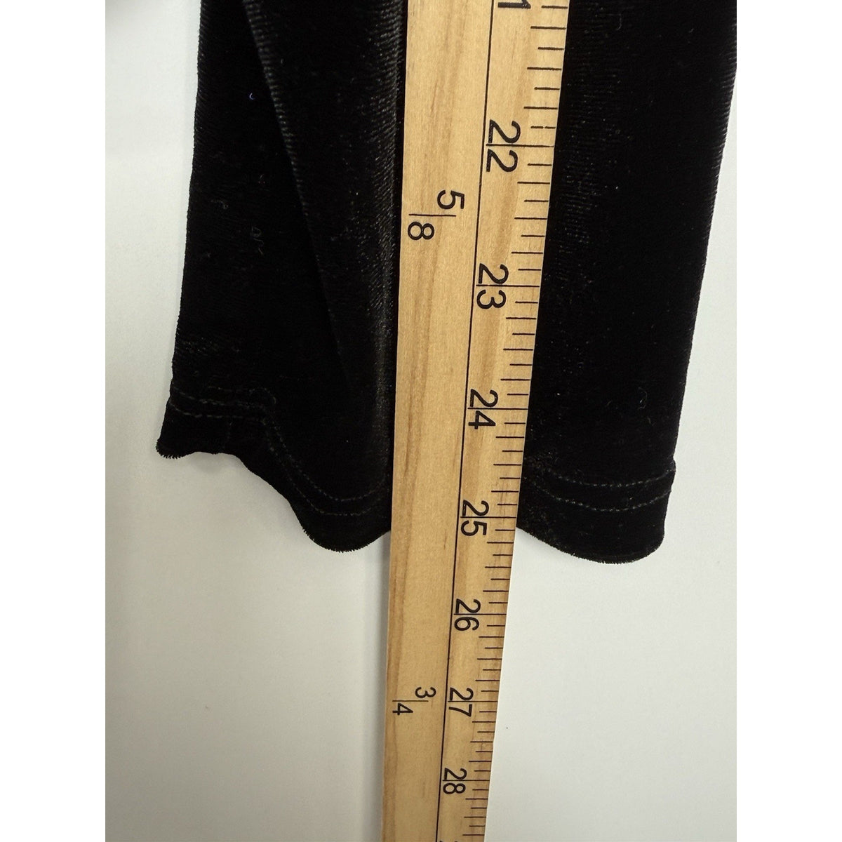 Carole Christian 2X Black Velvet Cardigan Open Front Draped Plus Size Jacket