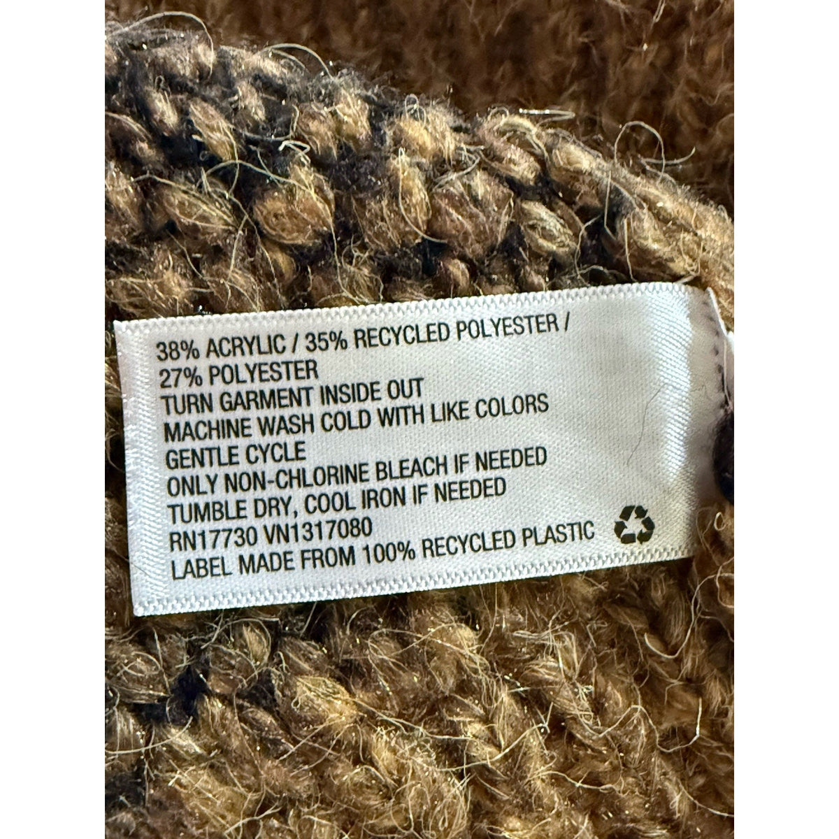 Universal Thread Women S Leopard Print Mock Neck Knit Sweater Brown Black Cozy