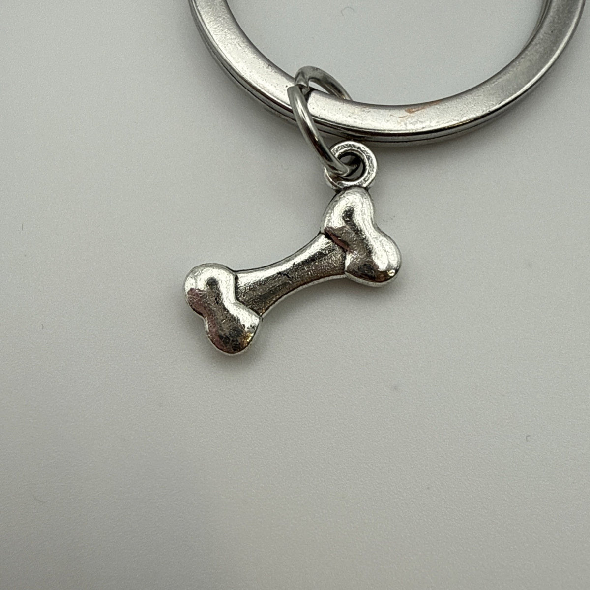 Boysenberry Glitter Paw Dog Keychain Purse Charm Sparkle Paw Print Gift