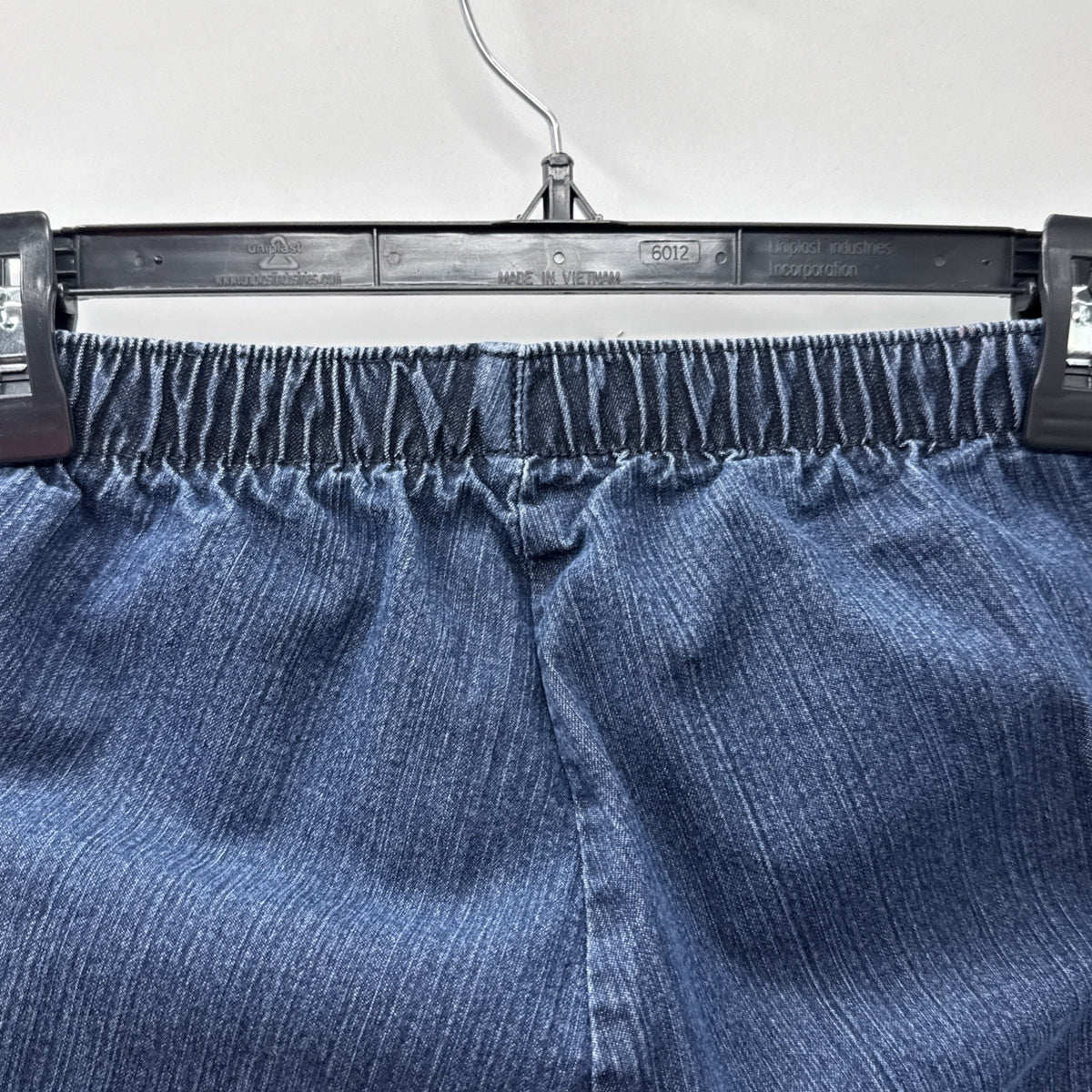 Chic Jeans Women’s Sz 18W Petite Elastic Waist Pull On Straight Leg Denim Pocket