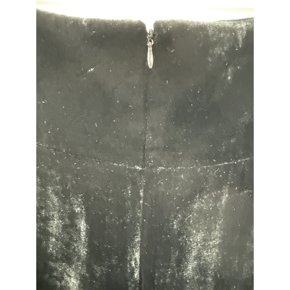 INC Velvet Pencil Skirt Womens 16 Black Knee Length Classic Minimalist