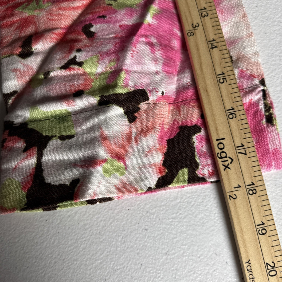 Choices Woman 2X Floral Linen Blazer – Pink Green White – Lightweight 100% Linen