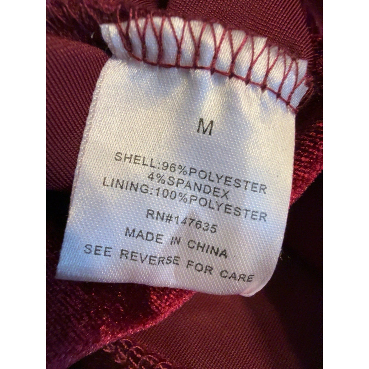 NWT Romeo + Juliet Couture M Burgundy Velvet Cold Shoulder Tie Back Top