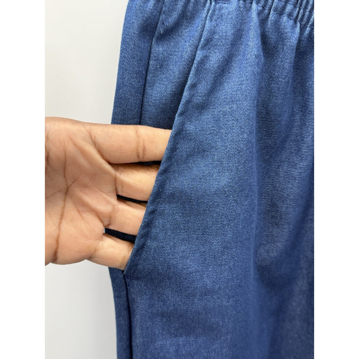 Alfred Dunner Womens Sz 18 Pull On Jeans NWT Elastic Waist Stretch Denim Pockets