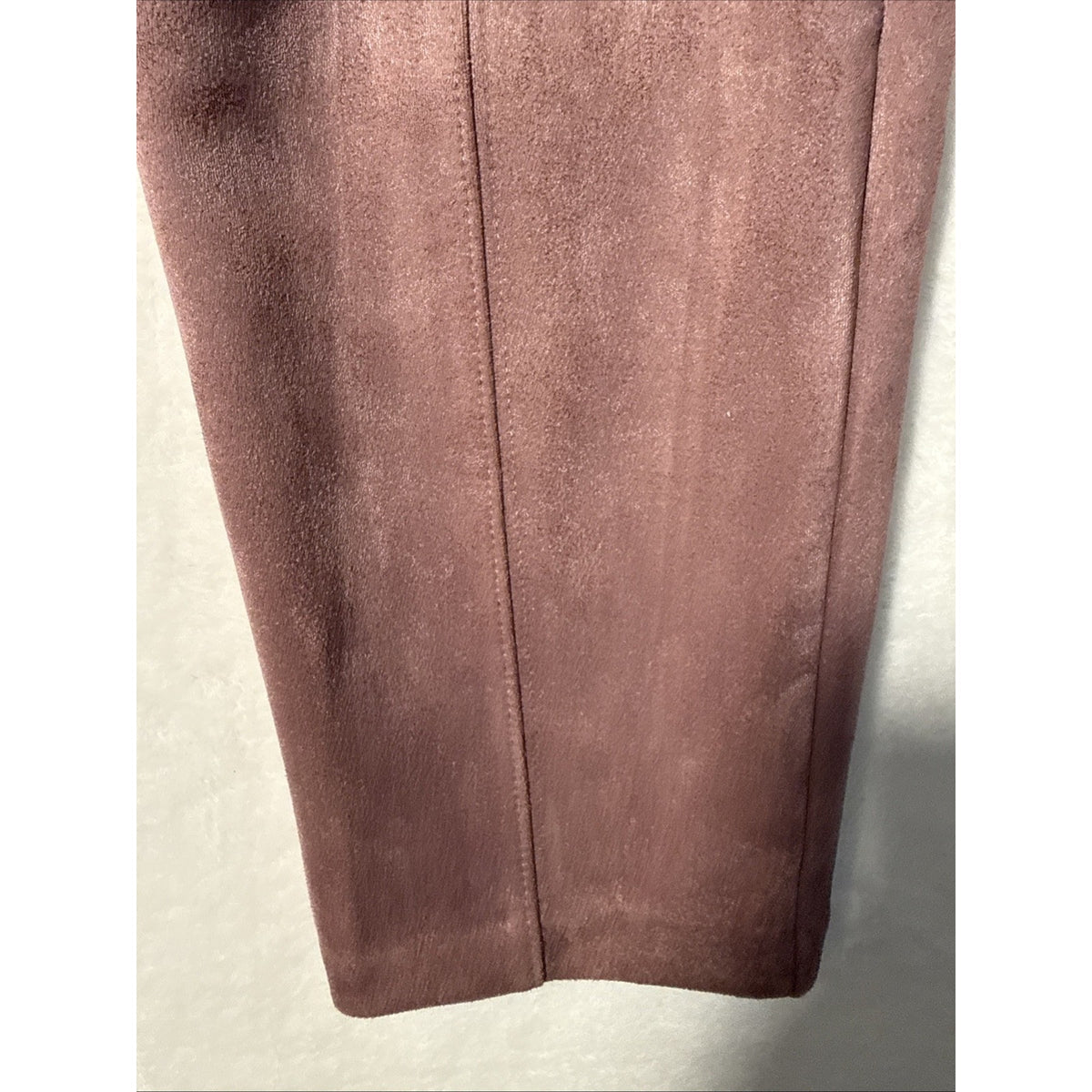 Stevie Old Navy FAUX Suede Stretch Pants / Pink Polyester & Spandex XL