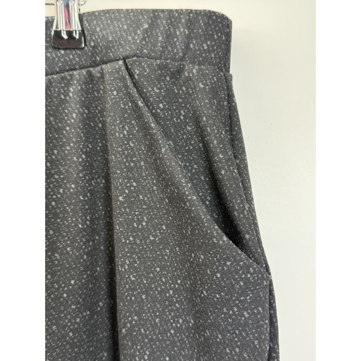 Vanessa Williams 2X Black Stretch Pull On Pants Textured Career Straight Leg USA