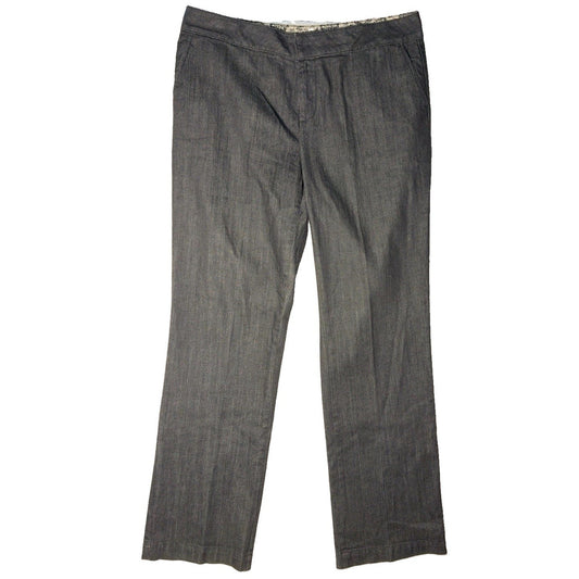 D&Co. Denim + Company Women’s Charcoal Straight High Rise Stretch Jeans 18WT