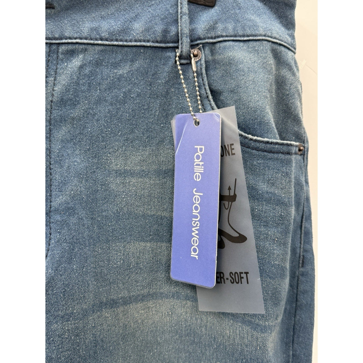 Patille Jeanswear Women’s Blue Skinny Jeans Size 14 Mid Rise Stretch Denim Pants