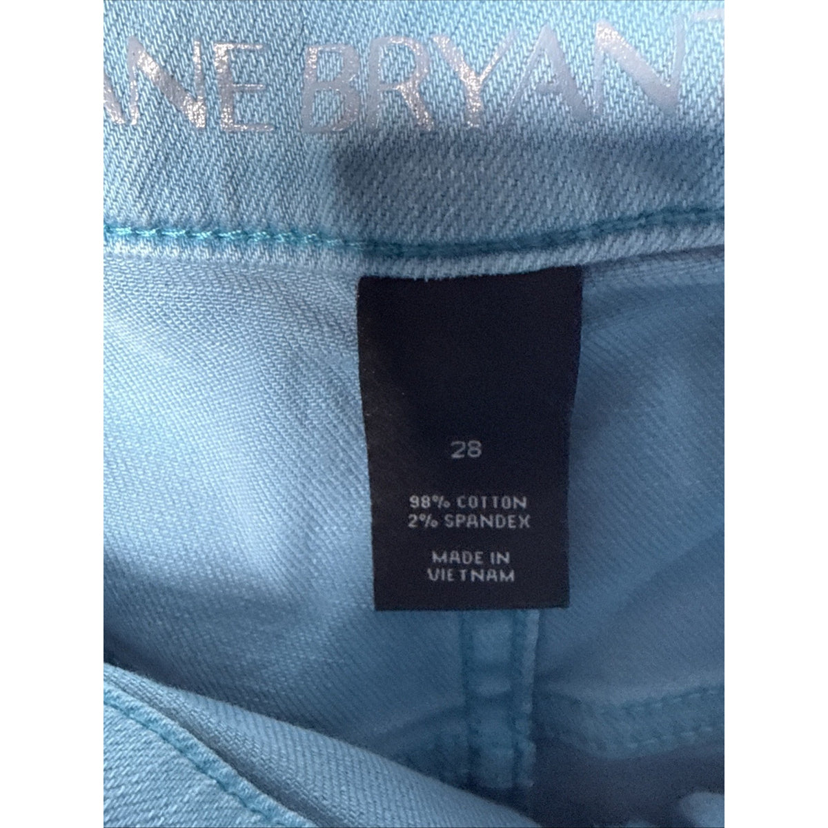 Lane Bryant Shorts Plus Size 28 Aqua Blue Relaxed Girlfriend Fit Denim