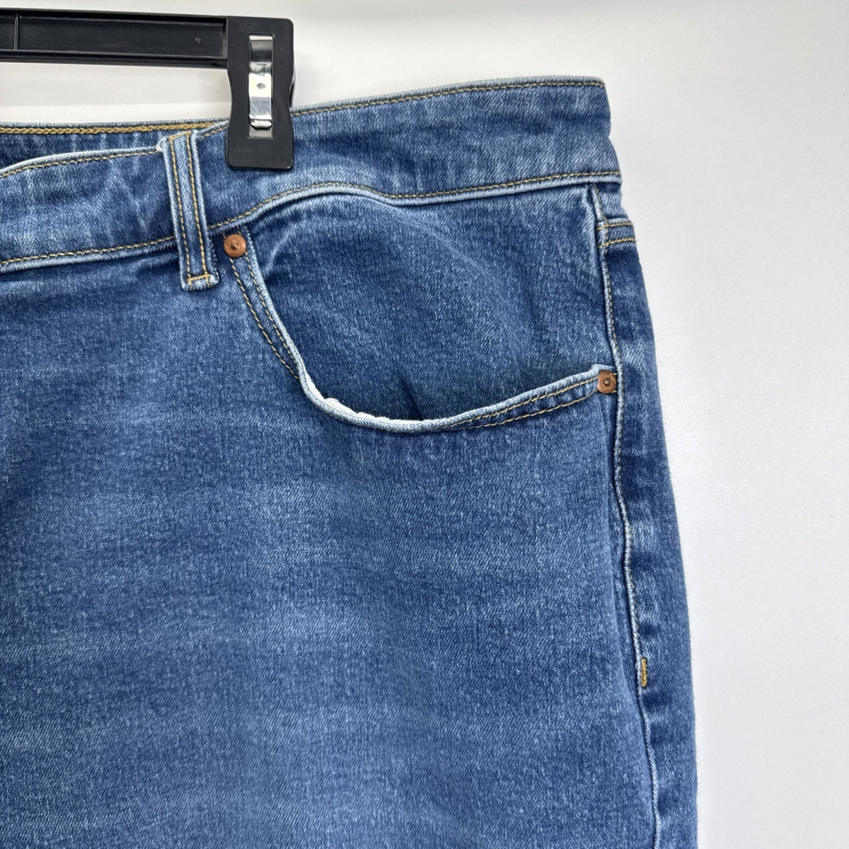 Lane Bryant straight crop jeans Women’s Plus Size 24 Blue Stretch Pockets Casual