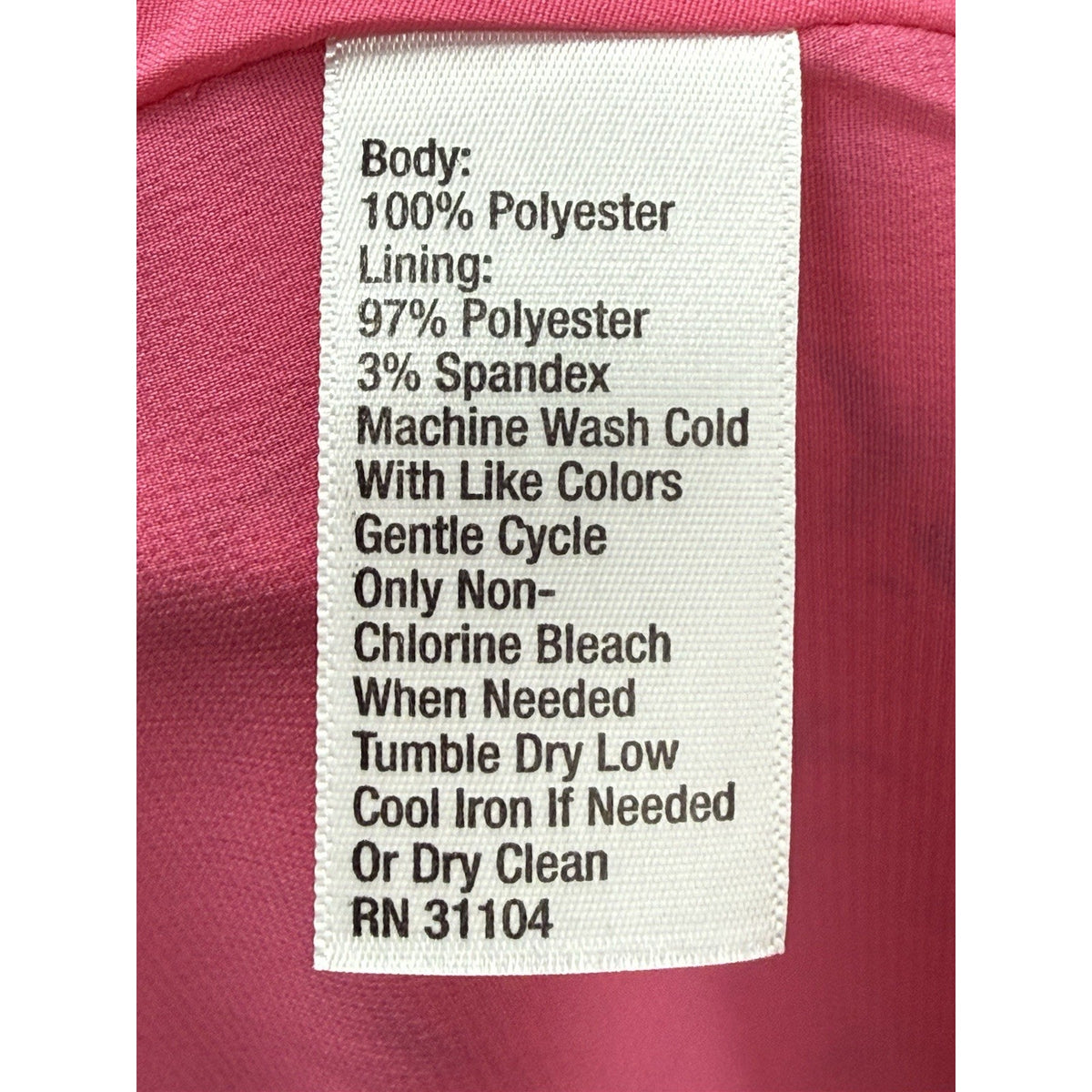 Cynthia Rowley Pink Multicolor Print High Low Dress Womens Size 8 V Neck
