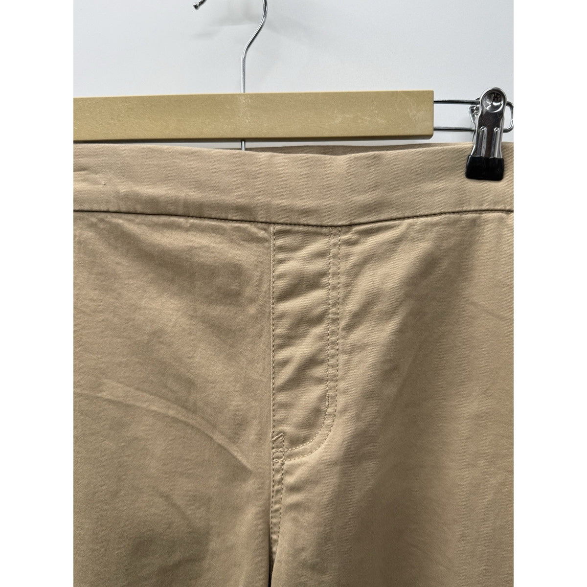 New Directions Curvy 22W Pull On Skinny Pants Khaki Tan Stretch Plus Size NWT