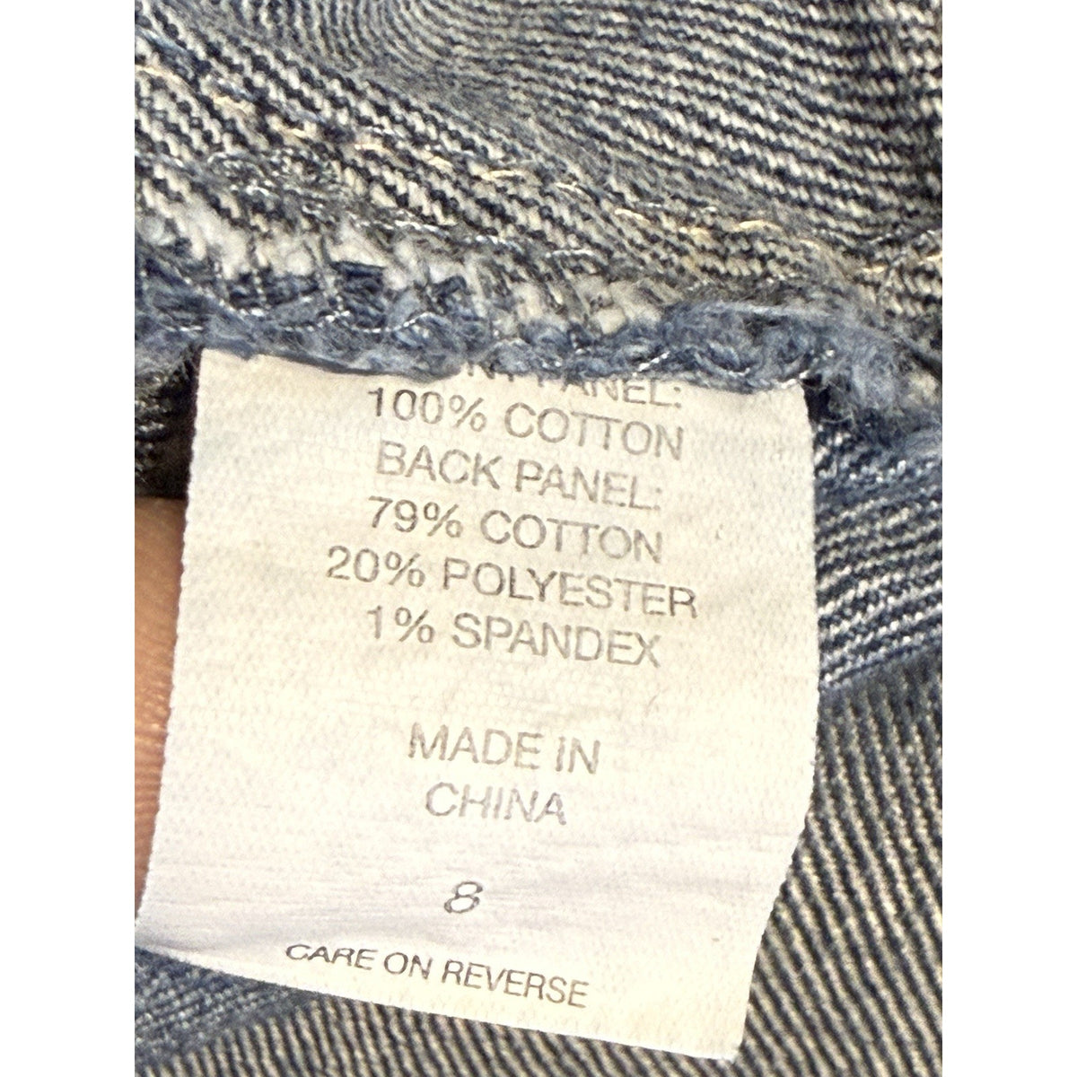 NY and Co Jeans Womens Size 8 Blue Denim SOHO High Waist Legging Aztec Retro