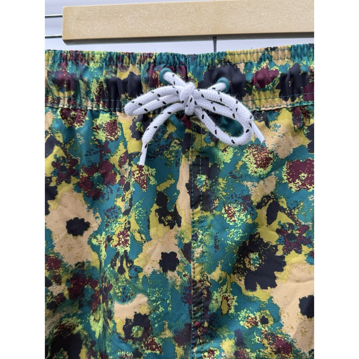 GEORGE Mens 3XL Above The Knee 7” Swim Shorts Quick Dry • Gold Pourri