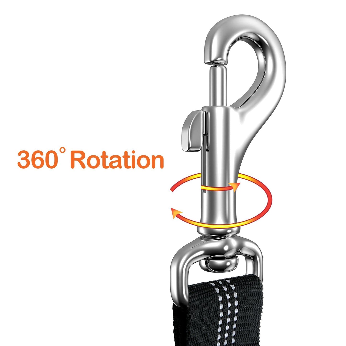 2-in-1  Dog Safety Seatbelt & Bungee Leash Adjustable + Anti-Shock for Safe, Comfortable Rides)