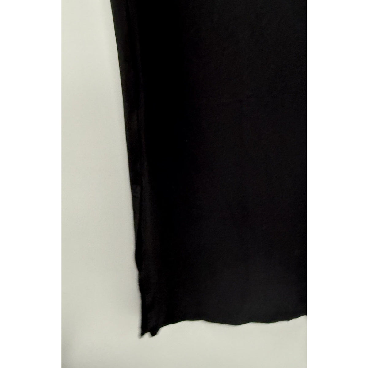 Isaac Mizrahi Live Black Sleeveless Midi Dress Petite Medium Side Slit Stretch